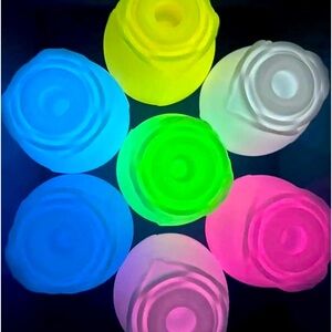 Glow in the dark rose